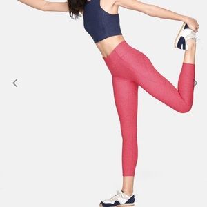 Pink athletic women’s leggings